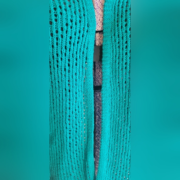 Green knit cardigan - Picture 7 of 11